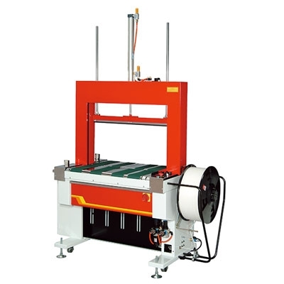 台湾仲顺TRANSPAK TP-601BP全自动无人化加压打包机 (动力皮带传送桌面含下压杆)