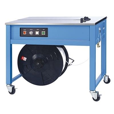 TP202L低床型半自动打包机_纸箱包装钢带打包机_仲顺打包机故障维修