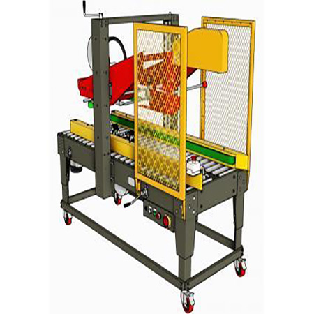 快递大纸箱封箱机_纬华PW-566EG封箱机维修保养_角边封箱机故障维修