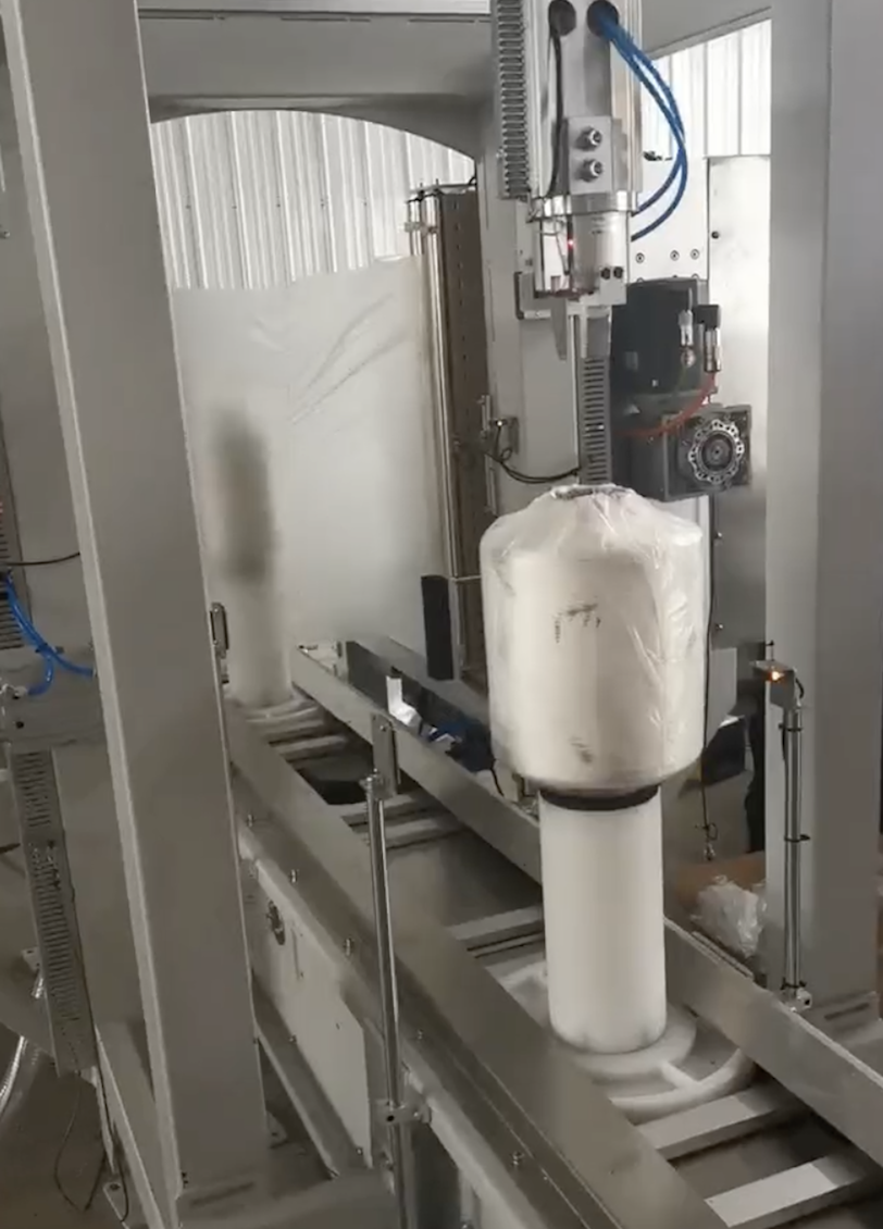 全自动套袋机-制袋套袋机配附件更换-白山套袋封口机