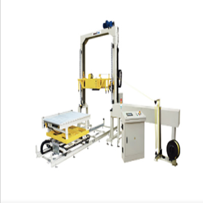 全自动耐用型打包机维修_PP塑料带纸箱捆扎机故障维修_A-72UAO全自动上打式穿剑捆包机