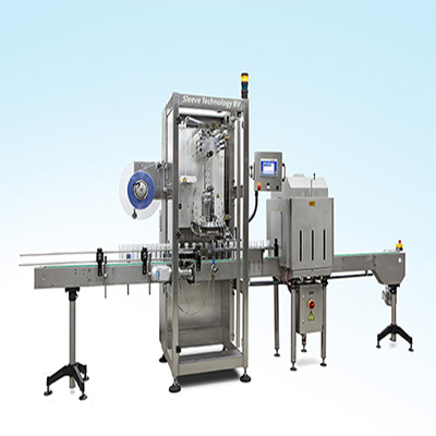 棉签套膜套标签机_荷兰SLEEVER套标机保养_牧坦包装高速套标机