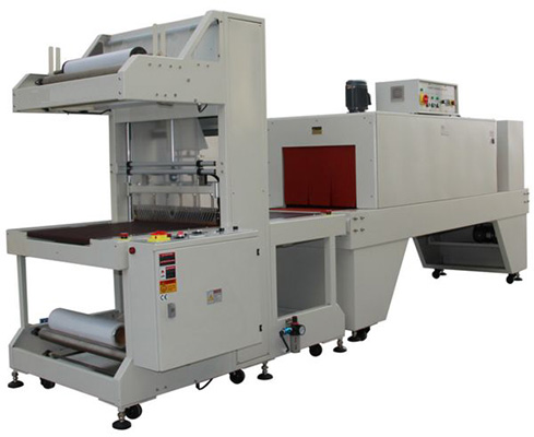 全自动直进料袖口封切收缩机_封切收缩包装机_双边封切热收缩包装机